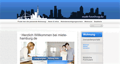 Desktop Screenshot of miete-hamburg.de